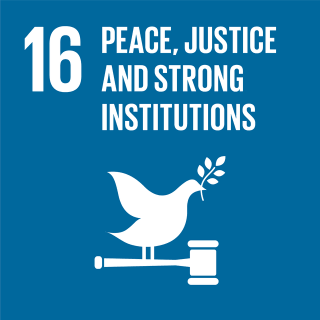 SDG 16 - Peace, Justice and Strong Institutions